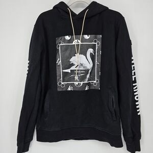 Well Known black swan hoodie sweater size Xlarge